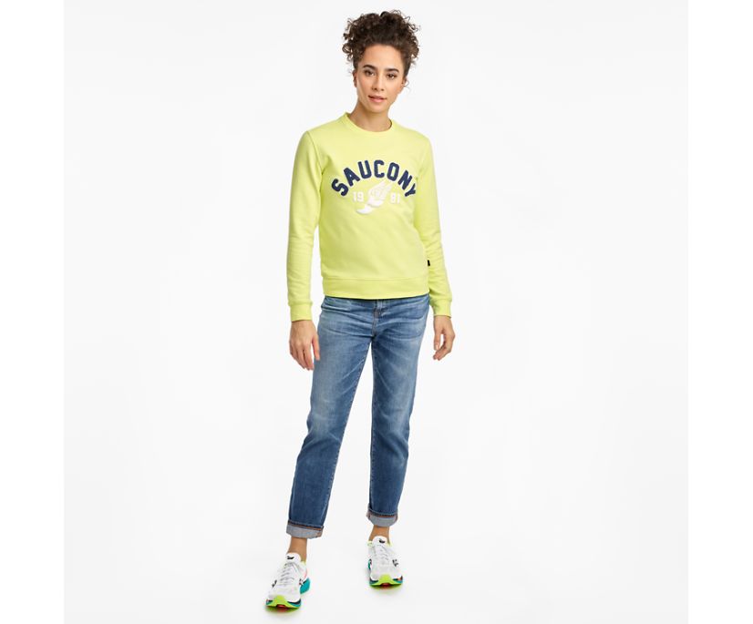 Saucony Rested Crewneck Skjorta Dam Ljusgröna | Sverige 169RVD